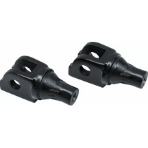 Tapered Footpeg Adapter — Black