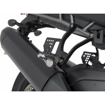 Evolution Footrest — Passenger, Black/Silver