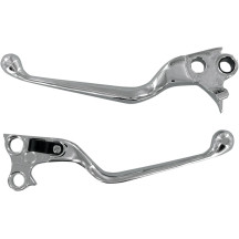 Wide Blade Lever Set — pair, chrome