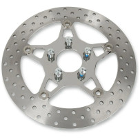 FSD Series Stainless Steel Front Brake Rotor for Big Twins — 292 mm (11.5"), 5-button, two-piece (floating)
