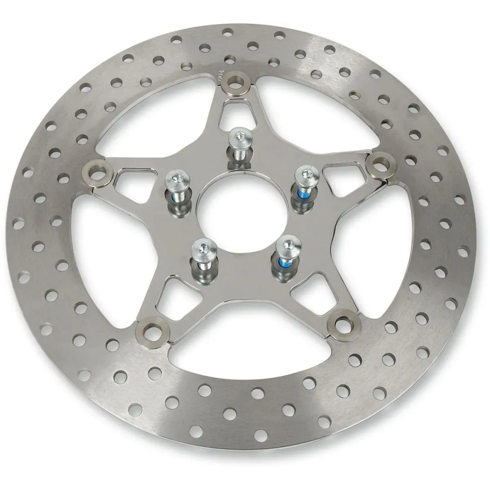 FSD Series Stainless Steel Front Brake Rotor for Big Twins — 292 mm (11.5"), 5-button, two-piece (floating)