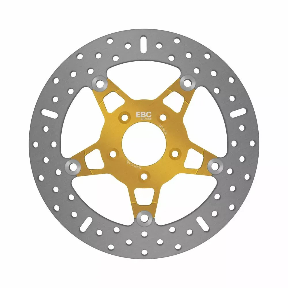 X-Series Brake Rotor — 290 mm, 5.0 mm thickness, 82.5 mm bolt circle, 5-hole, Gold