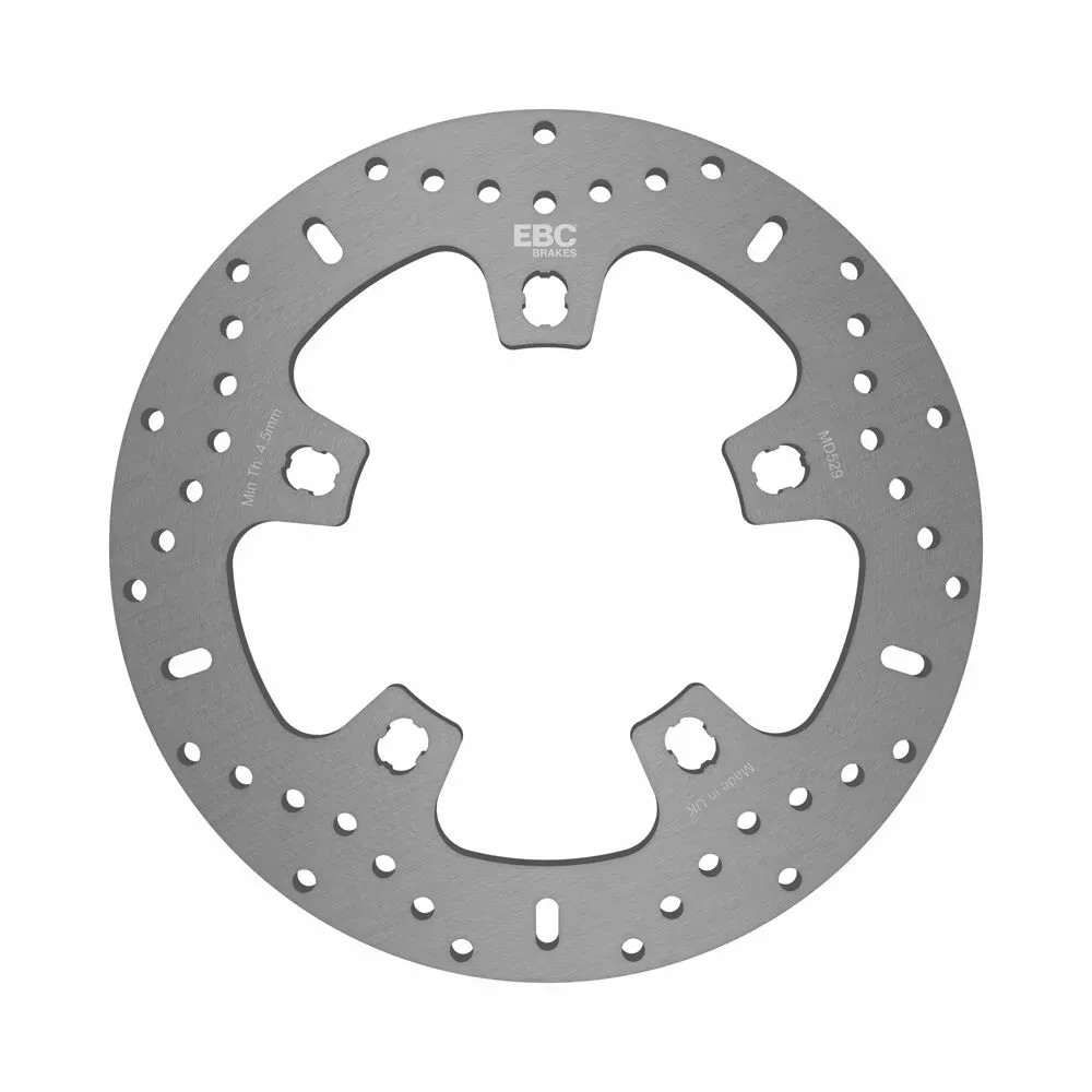 Round Fixed Brake Rotor — 300 mm (11.8"), 5.0 mm thickness, 170 mm bolt circle, 5-hole, stainless steel
