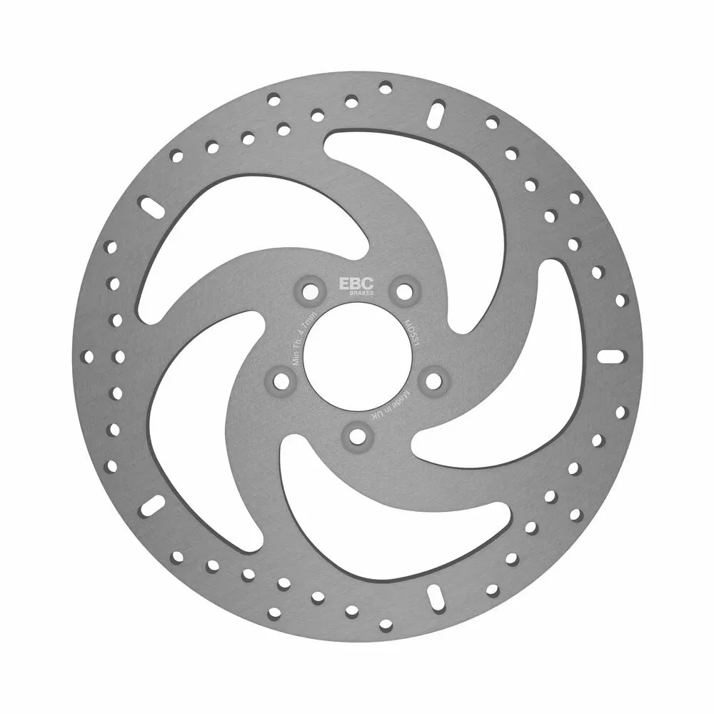 Round Fixed Brake Rotor — 290 mm outside diameter, 82.5 mm bolt circle, 5-hole pattern