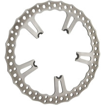 Big Brake Jagged Floating Rotor Kit — 381 mm (15"), Two-piece floating, Silver
