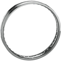 Chrome 40 Spoke Custom Rim — 21x2.15, 40-hole, chrome, requires custom spokes