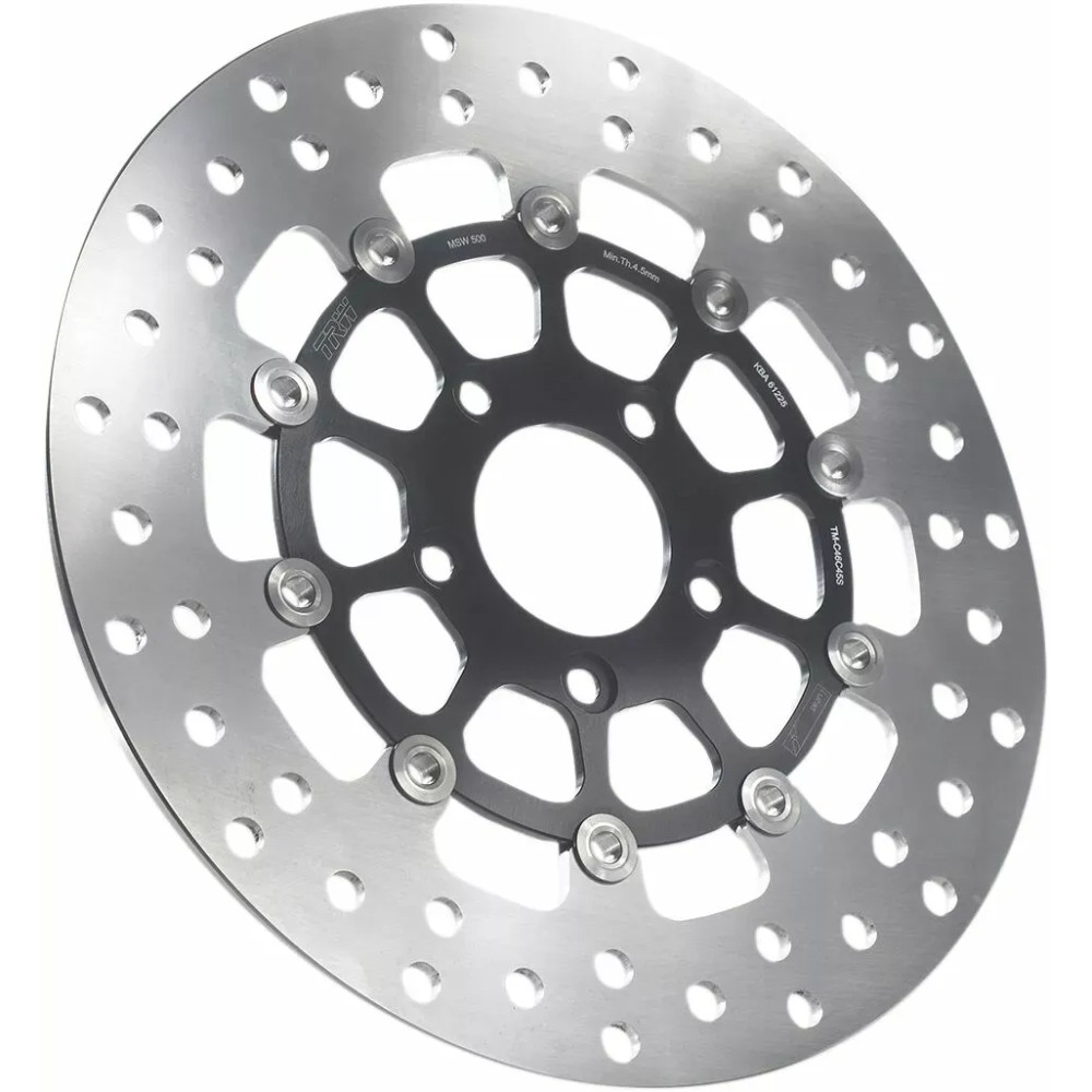Round Floating Brake Rotor — 292 mm OD, 5.0 mm thick, 5-hole, 82.7 mm bolt circle