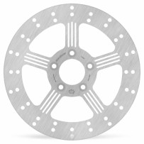Custom Series Fixed Rotor — Front 292 mm, Rear 260 mm, 5-hole, 82.6 mm bolt circle, Silver