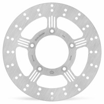 Custom Series Fixed Rotor — 300 mm OD, 100 mm ID, 127 mm BHC, 5-hole, drilled, stainless steel