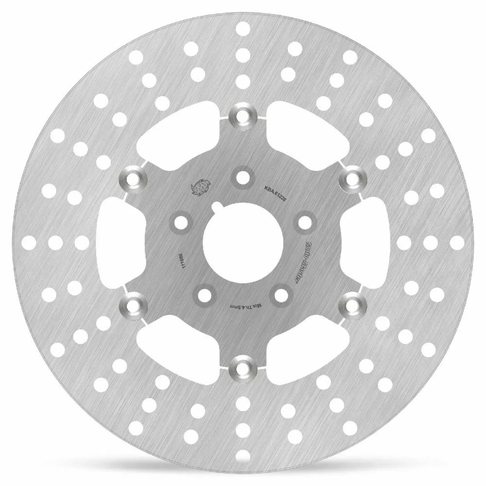 Rotor flotante Custom Series — 292 mm (11.5 in), 5.0 mm, 5 agujeros, Plata