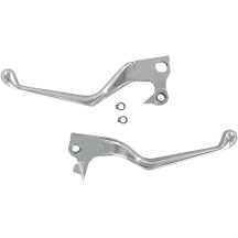 Wide Blade Lever Set — Chrome, Brake, Clutch