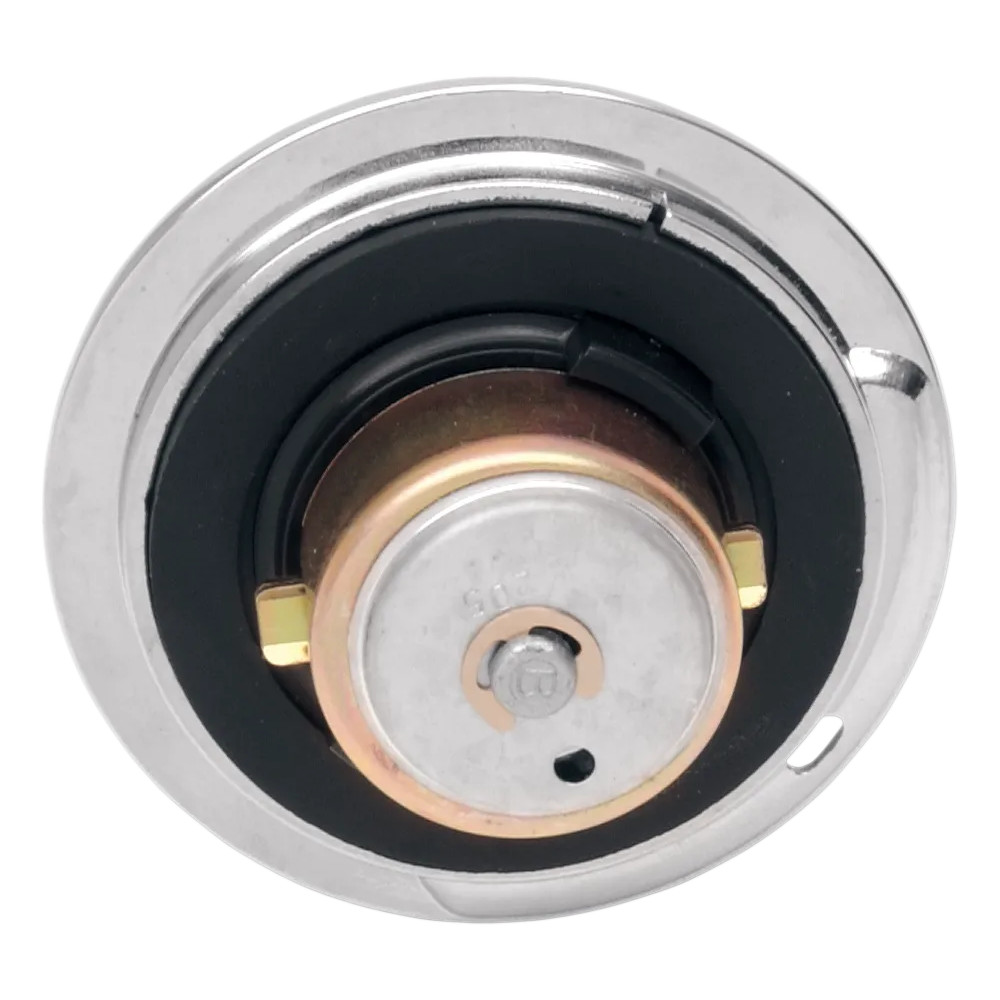 Flush-Mount Locking Gas Cap — right-hand thread, chrome