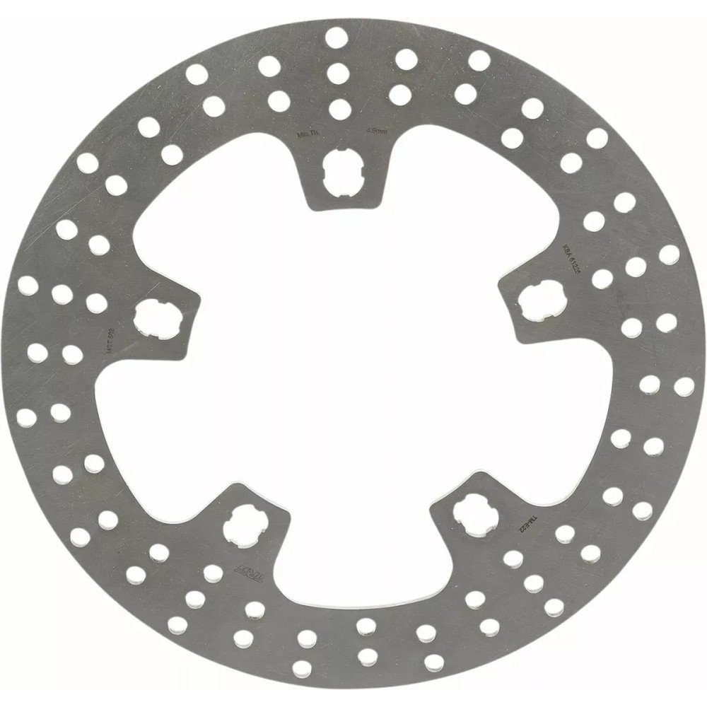 Brake Rotor Fixed Round — 300 mm, 5.0 mm thickness, One-piece, Silver