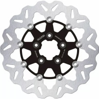 Wave® Rotor — 292 mm (11.5 in), 5.0 mm, 5-hole bolt pattern, two-piece floating, Black, Silver