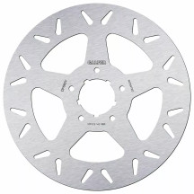 Brake Rotor Fixed Round — 292 mm (11.5"), 5.0 mm, 5-hole, Silver