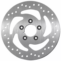 Brake Rotor Standard Round — 260 mm, 7.0 mm, 56.3 mm, 5-hole, Silver