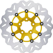 Wave® Brake Rotors — 300 mm O.D., 5.0 mm thickness, 82.5 mm bolt circle, Gold