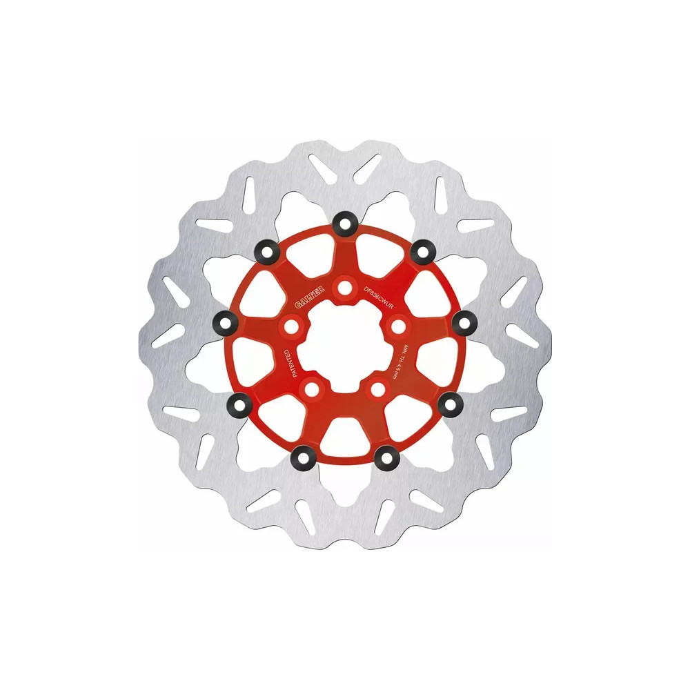 Wave® Rotor de freno — 300 mm (11,8 in), 82,5 mm BHC, 5 agujeros, 5,0 mm, Azul, Plata