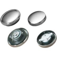 Original-Style Gas Cap — Shovelhead, XL, Vented, Chrome