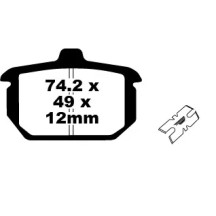 FA-HH Series Sindered Brake Pads — Sintered metal