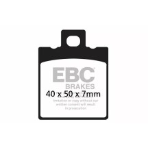 Vee Semi-Sintered Brake Pads — EBC, FA047V, Semi-Sintered Metal, Pair