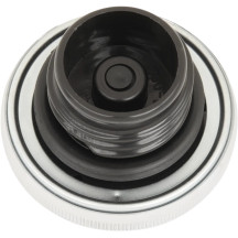 Screw-In Gas Cap — Vented, Early style, Chrome