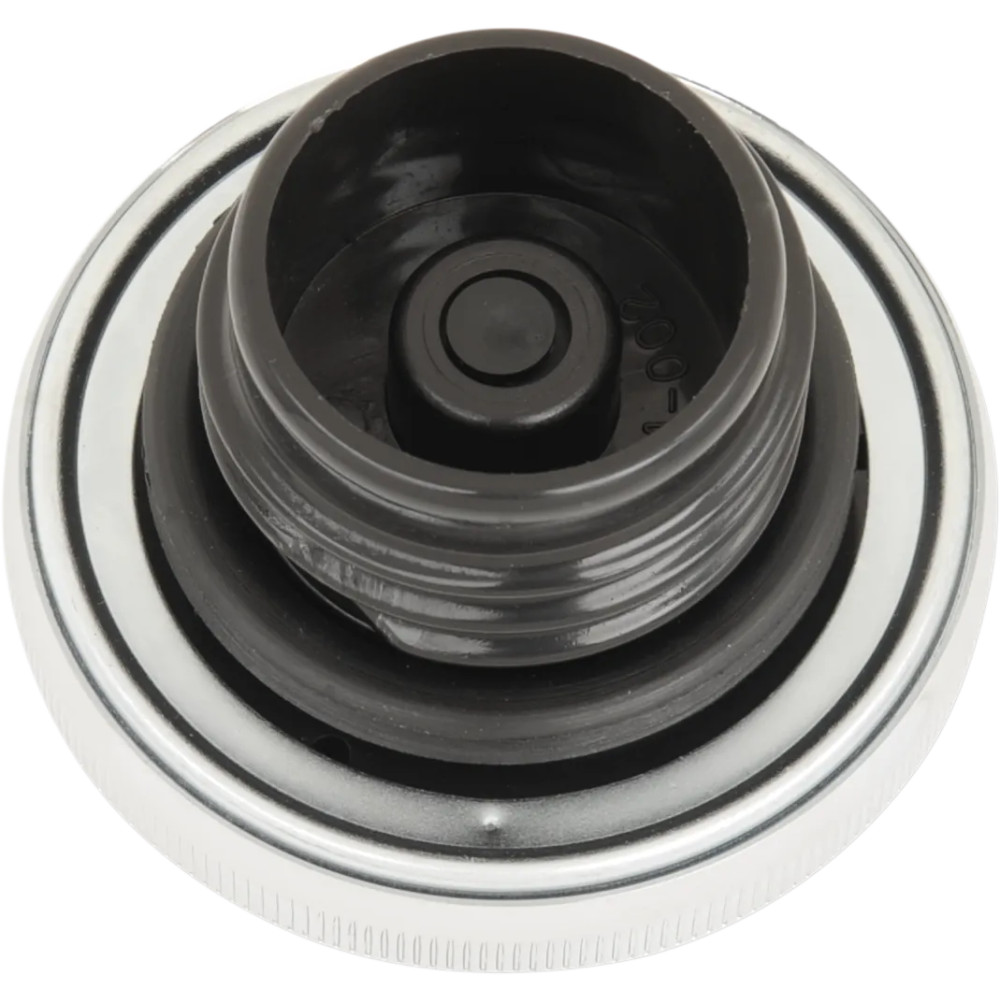 Screw-In Gas Cap — Vented, Early style, Chrome