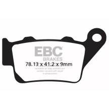 Vee Semi-Sintered Brake Pads — EBC, Semi-metallic, Pair
