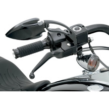 Wide Blade Lever Set — Brake & Clutch, Aluminum, Black Matte