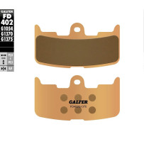 HH Sintered Brake Pads — 92.0 mm × 49.5 mm, 8.0 mm thickness