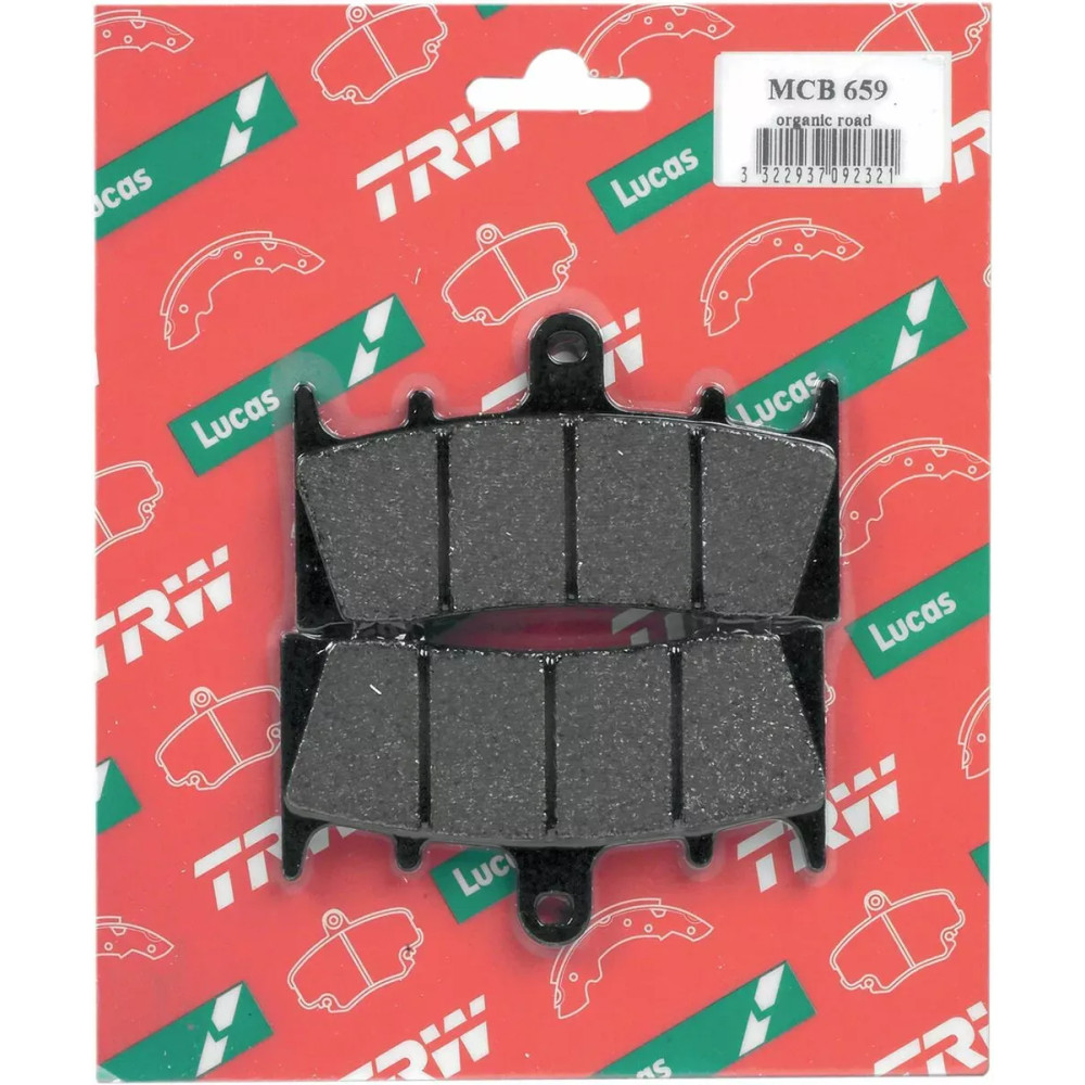 All Round Sintered Metal Brake Pads — 8 mm, 89.7 mm x 52.2 mm