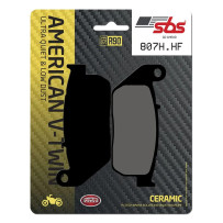 HHF Street Ceramic Organic Brake Pads — 8.9 mm (11/32"), Set of 2