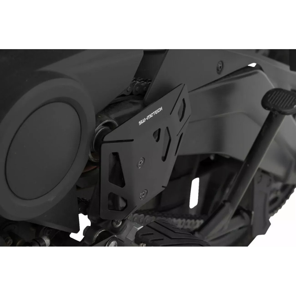 Heel Guard — Black, left-side mounting