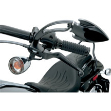 Wide Blade Lever Set — Brake & Clutch, Aluminum, Black Matte