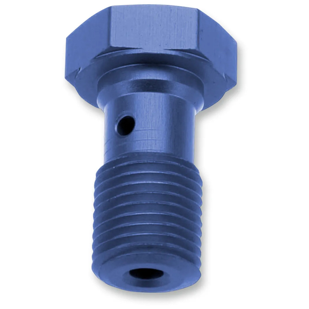 Banjo Bolt — M10 x 1.25, Blue