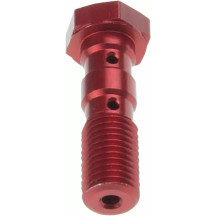 Banjo Bolt — M10 x 1.25, Red