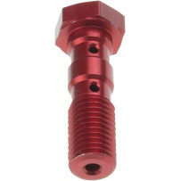 Banjo Bolt — M10 x 1.25, Red