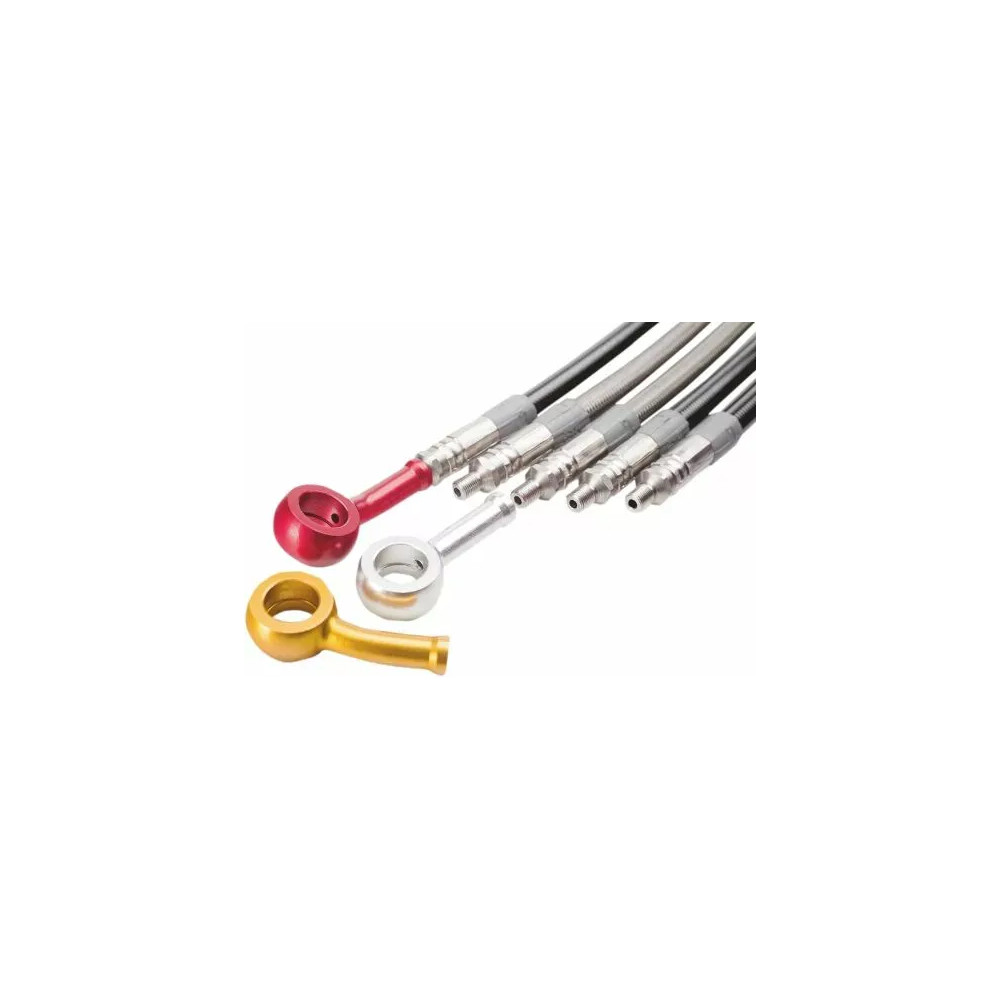 Varioflex Steel Braided Hydraulic Brake Lines — 39 cm