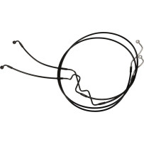 XR Lower Brake Line — Black, lower mount