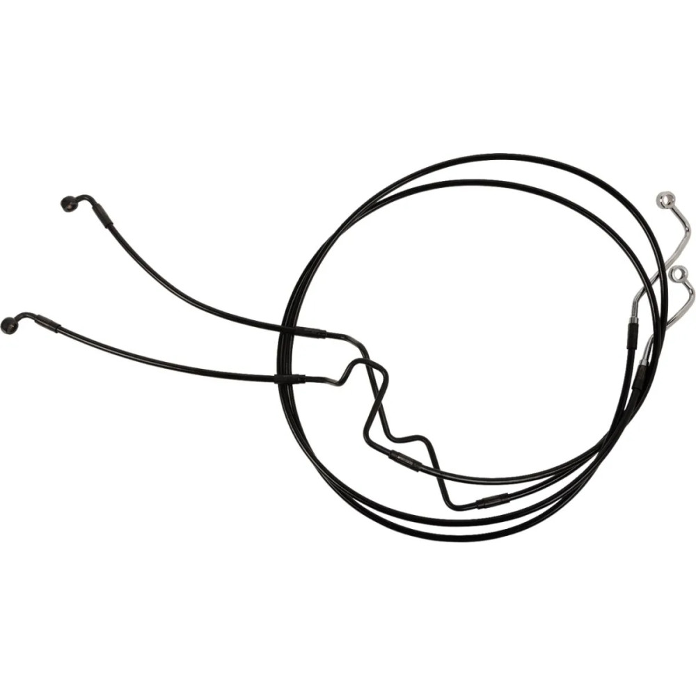 XR Lower Brake Line — Black, lower mount