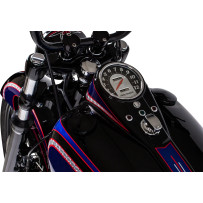 Fat Bob-Style Gas Tank — 13.2 L (3.5 US gal), 22 mm outlet, Raw