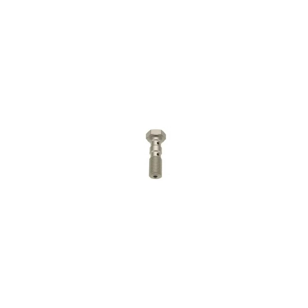 Brake Line Banjo Bolts — M10 x 1.0, double, silver