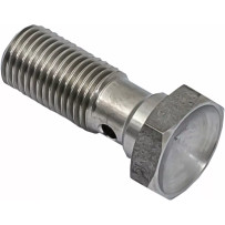 Brake Line Banjo Bolts — 7/16-24, Silver