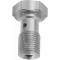 Brake Line Banjo Bolts — M10 x 1.25 thread, silver