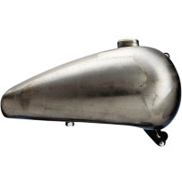Fat Bob-Style Gas Tank — 18.9 L (5 US gal), 22 mm outlet, Raw