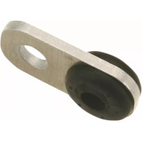 Brake Line Holder — Front, Rear, Black, Silver