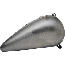 Fat Bob-Style Gas Tank — 18.9 L (5 US gal.), 22 mm outlet, Raw