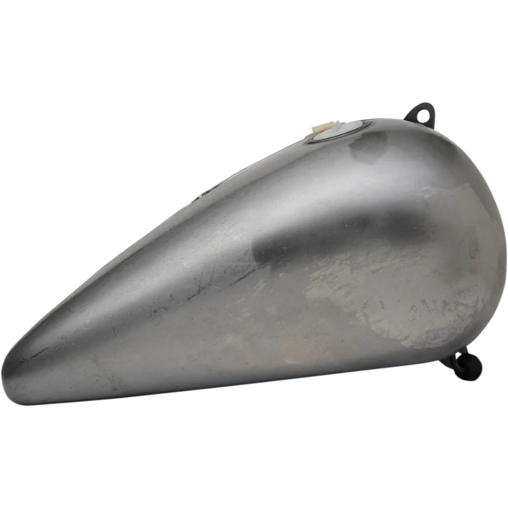 Fat Bob-Style Gas Tank — 18.9 L (5 US gal.), 22 mm outlet, Raw
