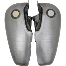 Fat Bob-Style Gas Tank — 18.9 L (5 US gal.), 22 mm outlet, Raw