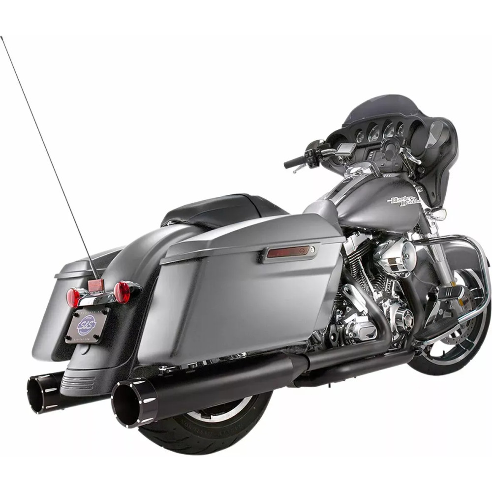 Mk45 EC Slip-On Mufflers — 11.5 cm (4-1/2"), Black